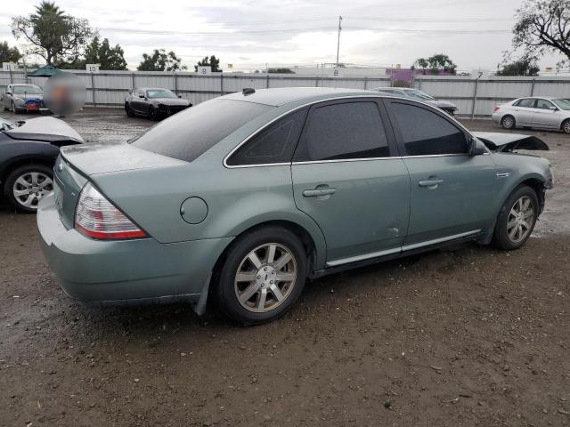 1FAHP24W08G111925 - 2008 FORD TAURUS SEL GREEN photo 3