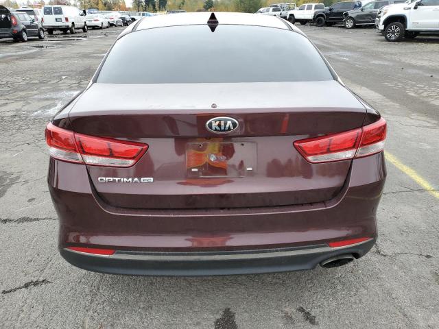 5XXGT4L33GG115767 - 2016 KIA OPTIMA LX BURGUNDY photo 6