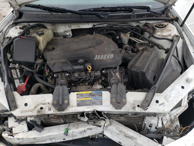 2G1WB5EK7A1256405 - 2010 CHEVROLET IMPALA LT WHITE photo 11