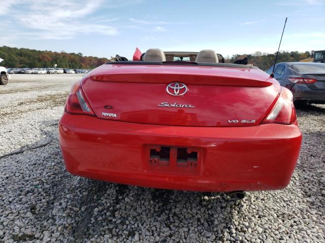 4T1FA38P76U078668 - 2006 TOYOTA CAMRY SOLA SE RED photo 6