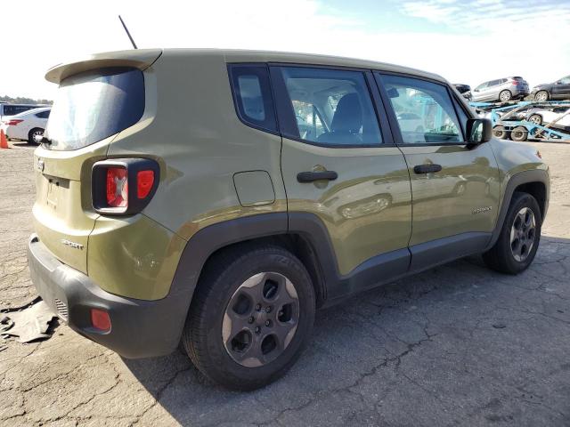 ZACCJAAT3FPB29104 - 2015 JEEP RENEGADE SPORT GREEN photo 3