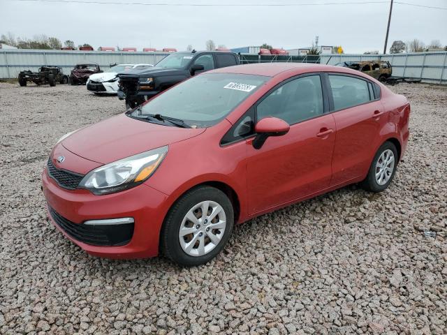 KNADM4A36H6099113 - 2017 KIA RIO LX RED photo 1