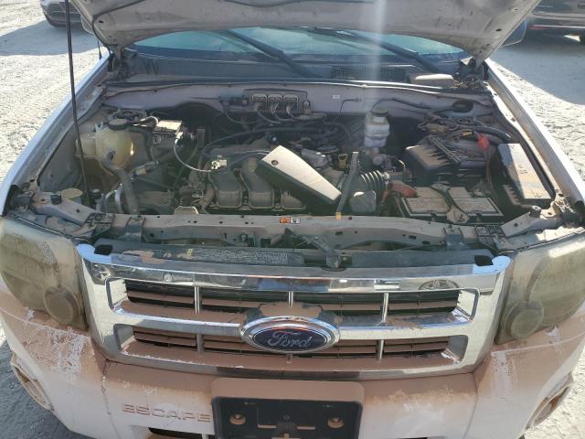 1FMCU93148KD74357 - 2008 FORD ESCAPE XLT WHITE photo 12