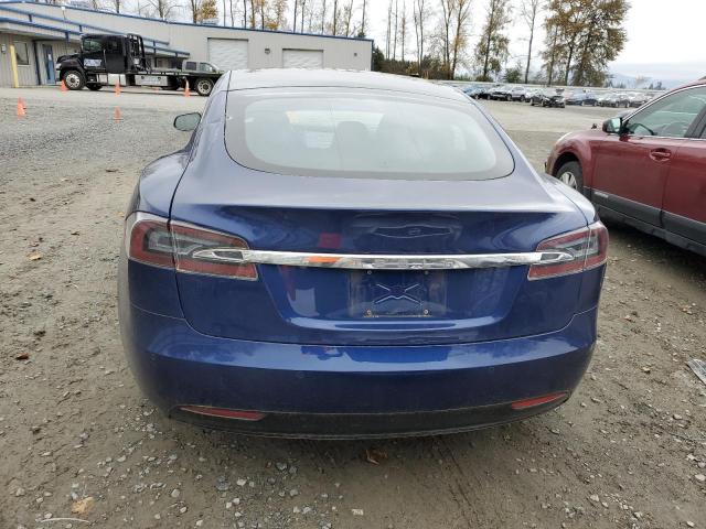 5YJSA1E40HF185722 - 2017 TESLA MODEL S 蓝色 照片 6