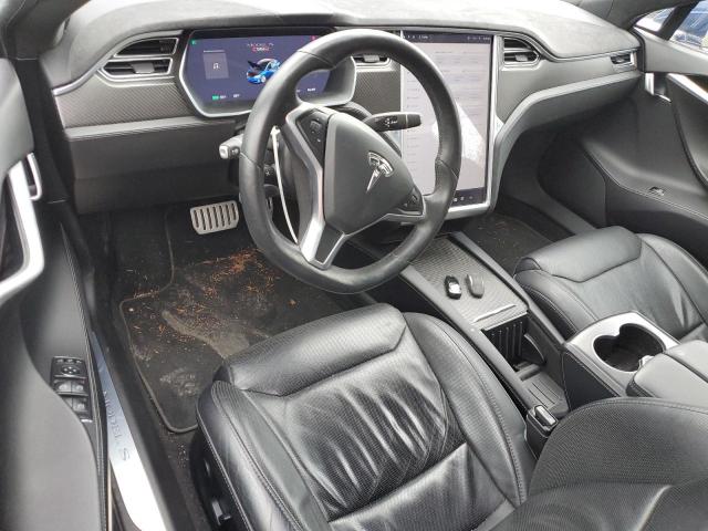 5YJSA1E40HF185722 - 2017 TESLA MODEL S 蓝色 照片 8