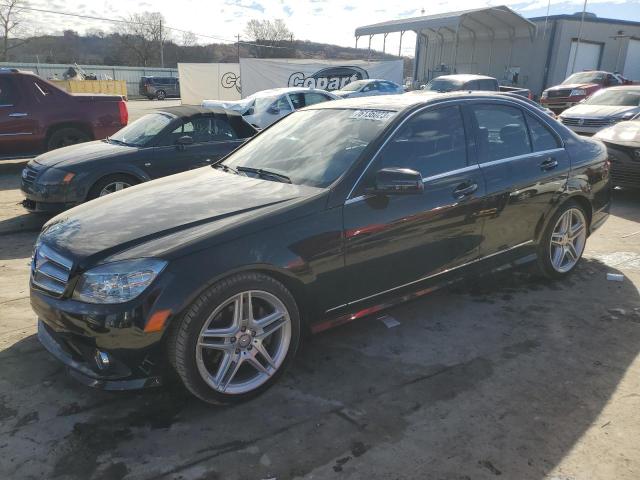 WDDGF5GB8AR127521 - 2010 MERCEDES-BENZ C 350 BLACK photo 1