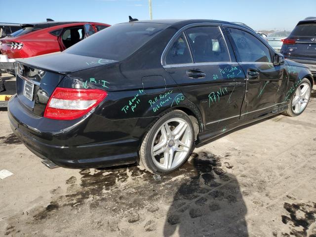 WDDGF5GB8AR127521 - 2010 MERCEDES-BENZ C 350 BLACK photo 3