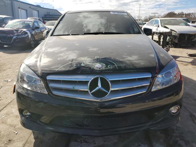 WDDGF5GB8AR127521 - 2010 MERCEDES-BENZ C 350 BLACK photo 5