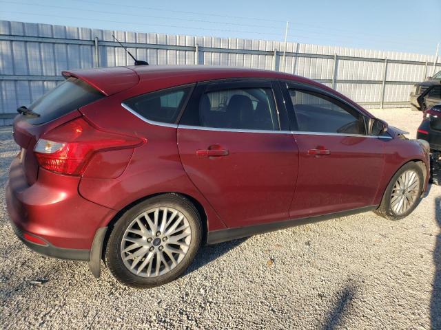 1FADP3N24EL291056 - 2014 FORD FOCUS TITANIUM RED photo 3