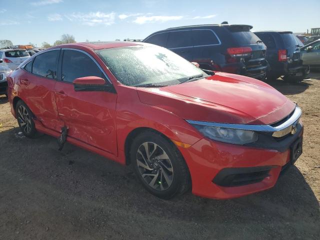 2HGFC2F7XGH567020 - 2016 HONDA CIVIC EX RED photo 4