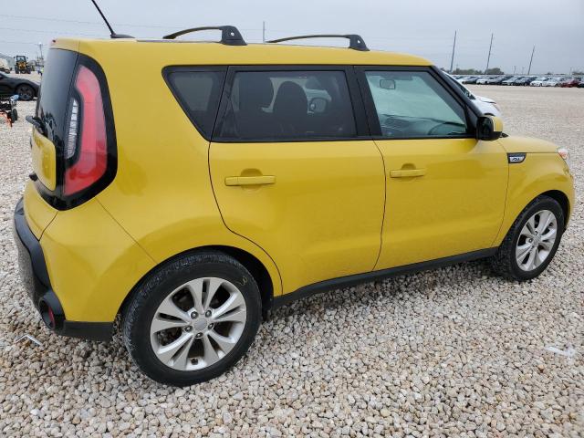 KNDJP3A54G7252329 - 2016 KIA SOUL + YELLOW photo 3