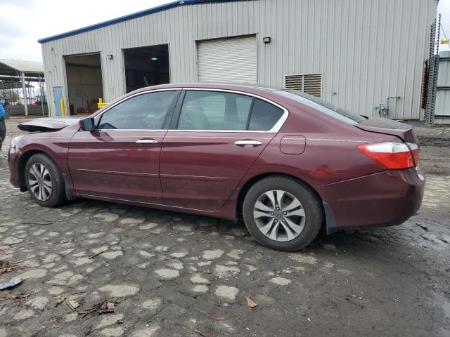 1HGCR2F33EA176804 - 2014 HONDA ACCORD LX BURGUNDY photo 2