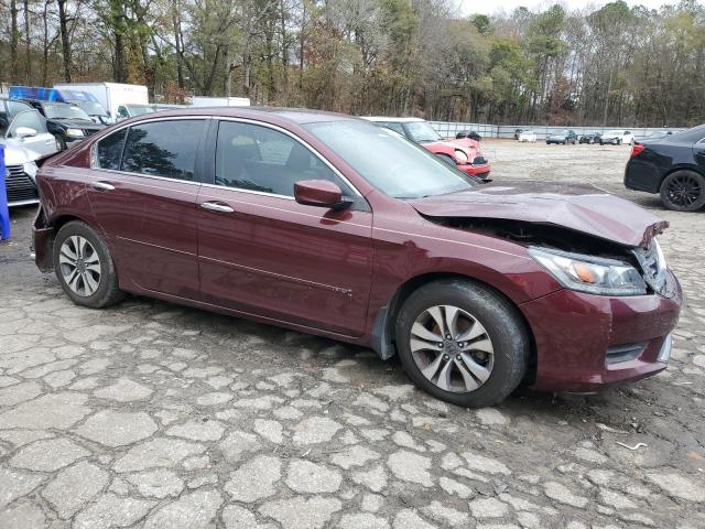 1HGCR2F33EA176804 - 2014 HONDA ACCORD LX BURGUNDY photo 4