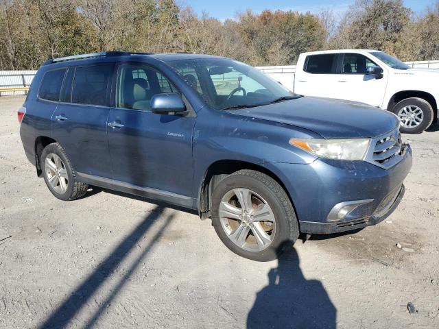 5TDDK3EH6CS173423 - 2012 TOYOTA HIGHLANDER LIMITED BLUE photo 4