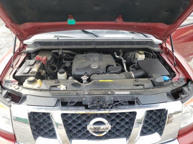 1N6BA0ED1EN518580 - 2014 NISSAN TITAN S RED photo 11