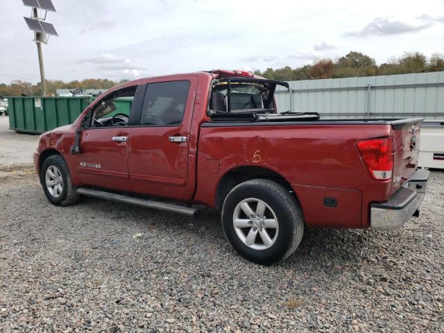 1N6BA0ED1EN518580 - 2014 NISSAN TITAN S RED photo 2