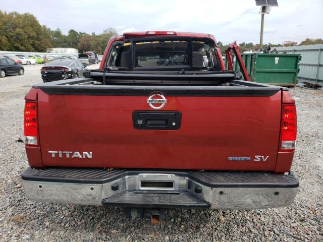 1N6BA0ED1EN518580 - 2014 NISSAN TITAN S RED photo 6