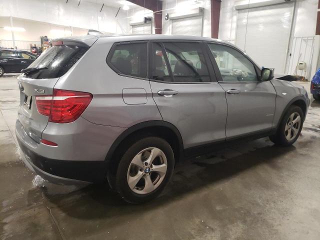 5UXWX5C56BL709168 - 2011 BMW X3 XDRIVE28I SILVER photo 3