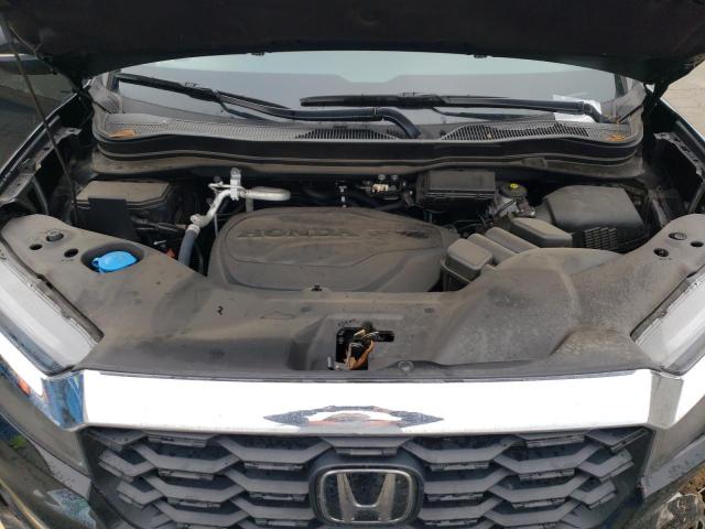 5FNYF8H55NB022794 - 2022 HONDA PASSPORT EXL შავი ფოტო 11