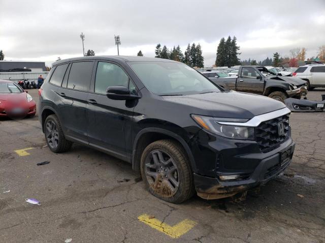 5FNYF8H55NB022794 - 2022 HONDA PASSPORT EXL შავი ფოტო 4