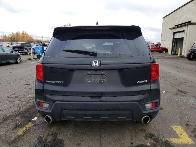 5FNYF8H55NB022794 - 2022 HONDA PASSPORT EXL შავი ფოტო 6