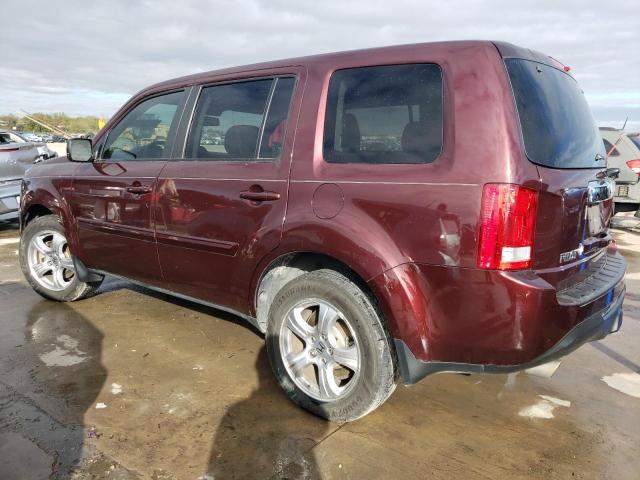 5FNYF3H75FB029444 - 2015 HONDA PILOT EXLN BURGUNDY photo 2