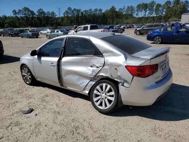 KNAFW4A35C5474412 - 2012 KIA FORTE SX SILVER photo 2