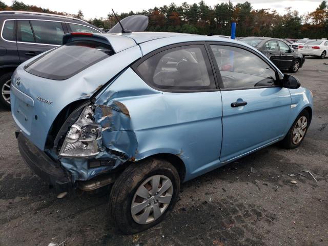 KMHCM36C99U129215 - 2009 HYUNDAI ACCENT GS BLUE photo 3