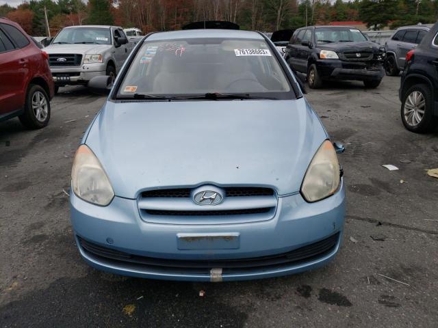 KMHCM36C99U129215 - 2009 HYUNDAI ACCENT GS BLUE photo 5