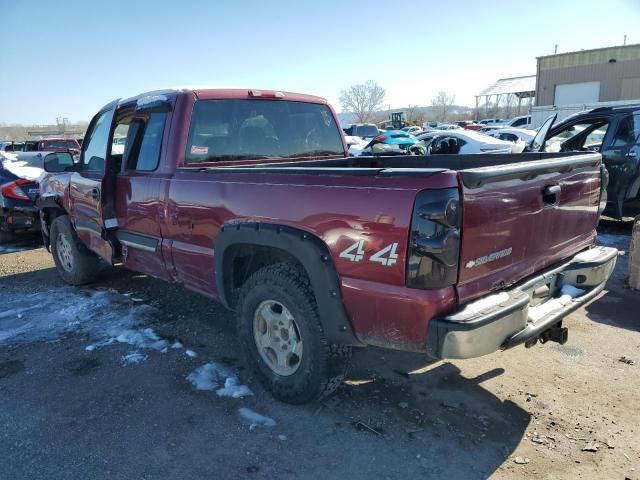 1GCEK19VX4Z178567 - 2004 CHEVROLET SILVERADO K1500 MAROON photo 2