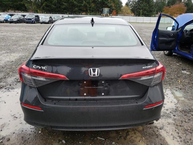 2HGFE2F5XPH507179 - 2023 HONDA CIVIC SPORT შავი ფოტო 6
