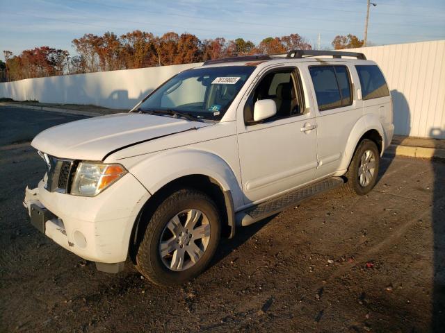5N1AR18U45C751644 - 2005 NISSAN PATHFINDER LE WHITE photo 1