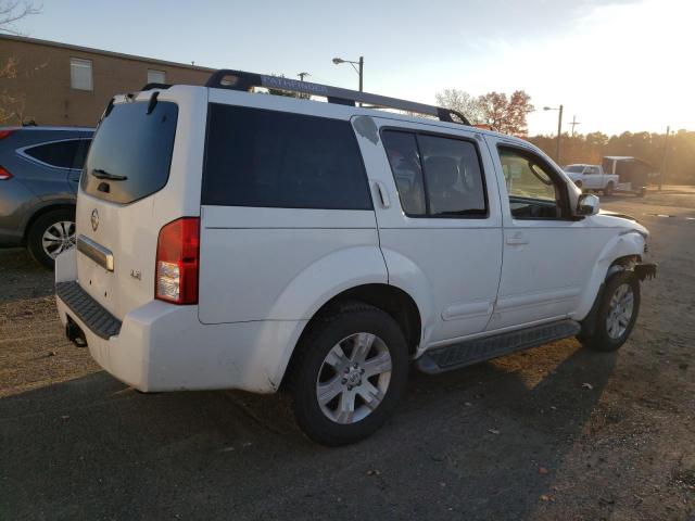 5N1AR18U45C751644 - 2005 NISSAN PATHFINDER LE WHITE photo 3