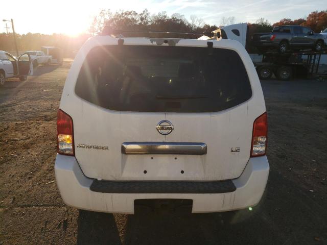 5N1AR18U45C751644 - 2005 NISSAN PATHFINDER LE WHITE photo 6