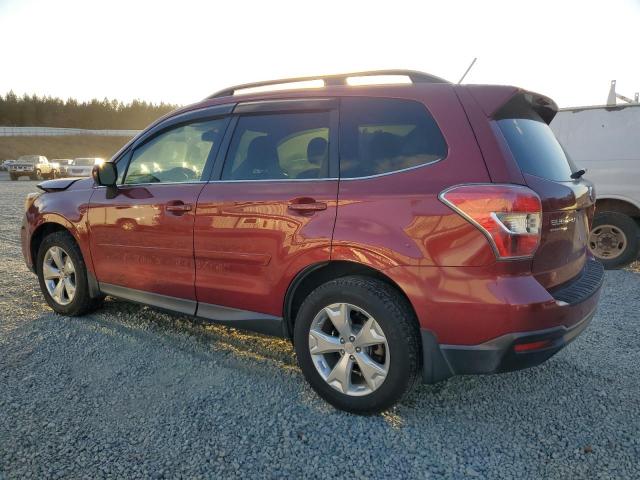 JF2SJAHC2EH473256 - 2014 SUBARU FORESTER 2.5I LIMITED BURGUNDY photo 2