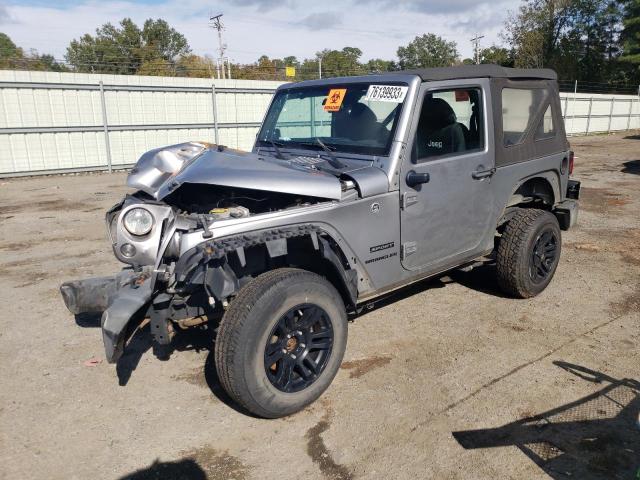 1C4AJWAG9HL658488 - 2017 JEEP WRANGLER SPORT SILVER photo 1