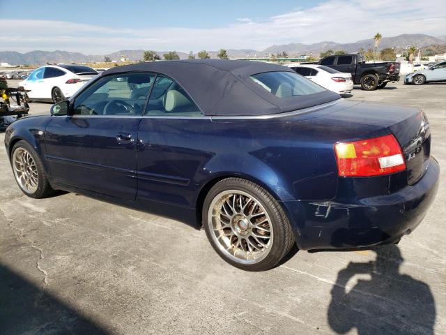 WAUAC48H46K009372 - 2006 AUDI A4 1.8 CABRIOLET BLUE photo 2