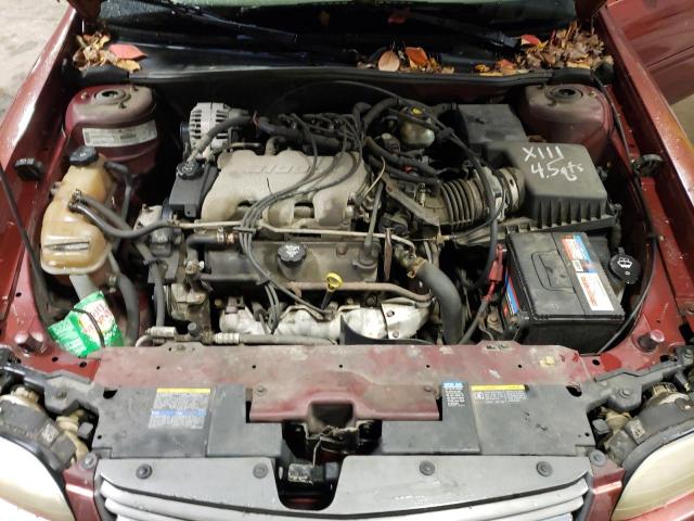 1G1ND52J13M565828 - 2003 CHEVROLET MALIBU MAROON photo 11