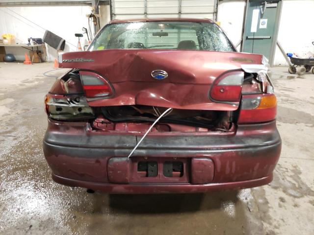 1G1ND52J13M565828 - 2003 CHEVROLET MALIBU MAROON photo 6