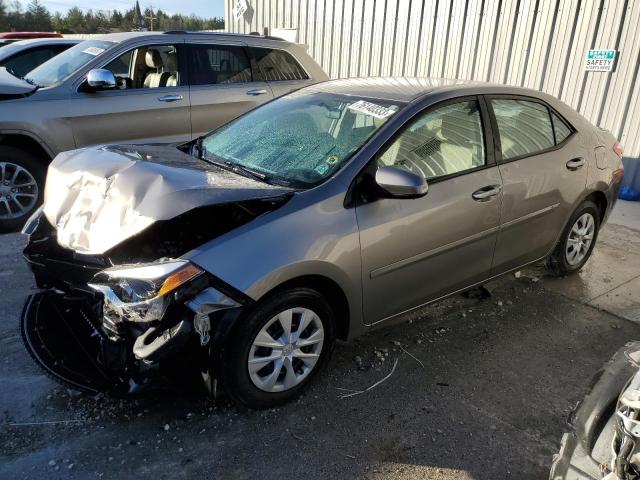 2T1BPRHE9EC222378 - 2014 TOYOTA COROLLA ECO SILVER photo 1