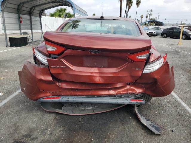 3FA6P0H71ER169948 - 2014 FORD FUSION SE RED photo 6