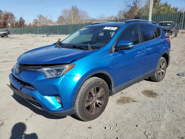 JTMWFREV6JJ184972 - 2018 TOYOTA RAV4 ADVENTURE BLUE photo 1