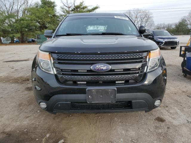 1FM5K8AR8EGA92030 - 2014 FORD EXPLORER POLICE INTERCEPTOR Սև լուսանկար 5