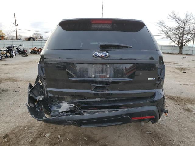 1FM5K8AR8EGA92030 - 2014 FORD EXPLORER POLICE INTERCEPTOR Սև լուսանկար 6