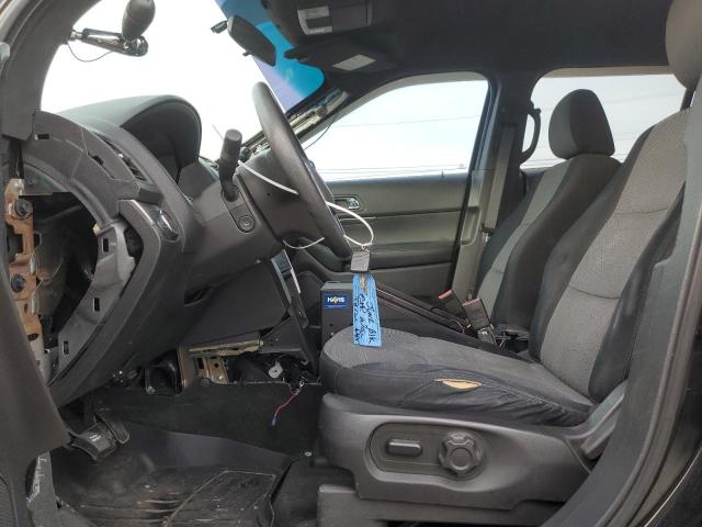 1FM5K8AR8EGA92030 - 2014 FORD EXPLORER POLICE INTERCEPTOR Սև լուսանկար 7
