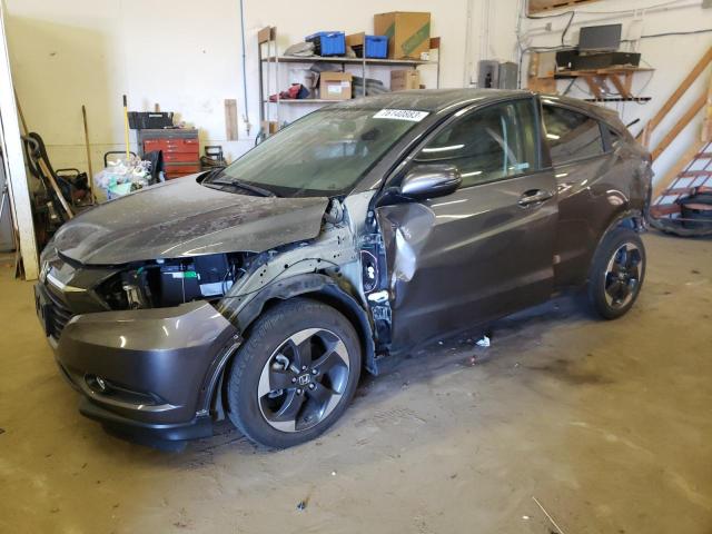 3CZRU6H50JG728794 - 2018 HONDA HR-V EX GRAY photo 1