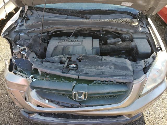 2HKYF18755H571745 - 2005 HONDA PILOT EXL SILVER photo 11