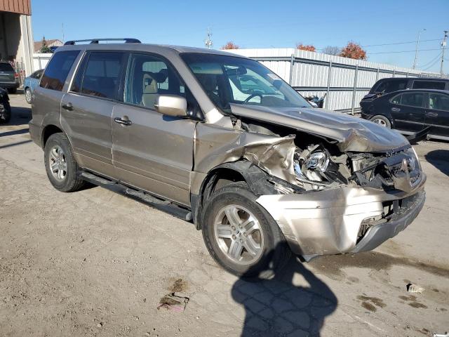 2HKYF18755H571745 - 2005 HONDA PILOT EXL SILVER photo 4