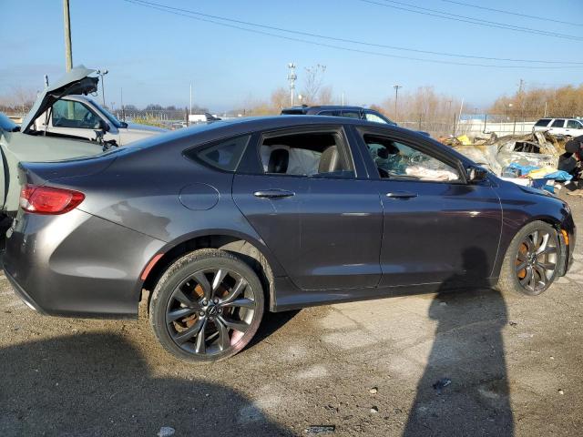 1C3CCCDG1FN530247 - 2015 CHRYSLER 200 S GRAY photo 3