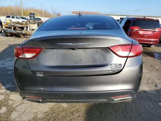 1C3CCCDG1FN530247 - 2015 CHRYSLER 200 S GRAY photo 6